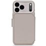 Decoded Detachable Wallet iPhone 17 Pro MagSafe Hülle Echtes Leder Abnehmbare 2in1 Klapphülle Geldbörse - Solid Clay