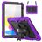 Mobigear SureGrip Xtreme iPad 11 (2025) Hülle Kunststoff,Silikon Backcover + Schulterträger + Ständer - Lila