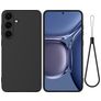 Mobigear Rubber Touch Samsung Galaxy S25 FE Silikon Backcover - Schwarz