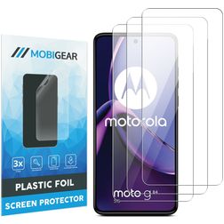 Mobigear Motorola Moto G84 Displayschutz Schutzfolie - Hüllenfreundlich (3er Pack)