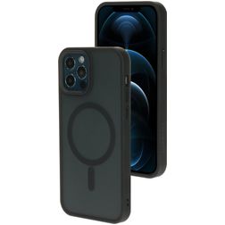 Mobiparts Hardcover iPhone 12 MagSafe Hülle Hardcase Backcover - Satin Black