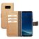 Mobiparts Saffiano Wallet Samsung Galaxy S8 Klapphülle Portemonnaie - Copper