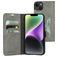 Mobiparts Classic Wallet iPhone 14 Plus Hülle Klapphülle Geldbörse - Granite Grey