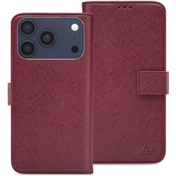 My Style Flex Wallet iPhone 17 Pro Hülle Klapphülle Geldbörse - Bordeaux