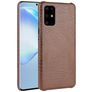 Mobigear Croco Samsung Galaxy S20 Plus Hülle Hardcase Backcover - Braun
