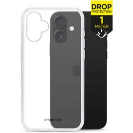 Mobilize Naked Protection Durchsichtig iPhone 16 Hülle Hardcase Backcover Stoßfest - Transparent