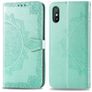 Mobigear Mandala Xiaomi Redmi 9A Hülle Klapphülle Geldbörse - Türkis