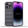 Mobigear Bumpy iPhone 15 Pro Max Hülle Flexibles TPU Backcover - Charcoal