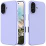 Mobigear Rubber Touch iPhone 16 Plus Silikon Hülle Backcover - Lila