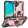 Mobigear Armor Ring iPhone 17 Hülle Hardcase Backcover Stoßfest mit Ringhalter - Roségold