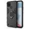 Mobigear Armor Ring Realme C25Y Hülle Hardcase Backcover Stoßfest mit Ringhalter - Schwarz