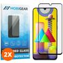 Mobigear Premium Samsung Galaxy M31 Panzerglas Gehärtetes Glas Displayschutz - Hüllenfreundlich - Schwarz (2er Pack)