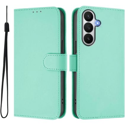 Mobigear Urban Wallet Samsung Galaxy S26 Hülle Klapphülle Geldbörse - Mint Green