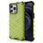 Mobigear Honeycomb iPhone 14 Pro Max Hülle Hardcase Backcover Stoßfest - Grün