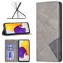 Mobigear Rhombus Slim Samsung Galaxy A73 Hülle Klapphülle - Grau