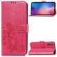 Mobigear Clover Xiaomi Mi 9 Hülle Klapphülle Geldbörse - Pink