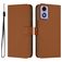 Mobigear Urban Wallet Motorola Moto G04 Hülle Klapphülle Geldbörse - Braun