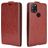 Mobigear Alcatel 3X (2020) Hülle Flipcase - Braun