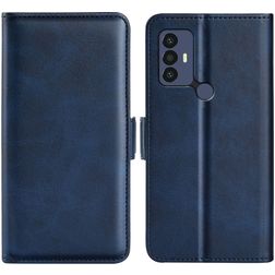 Mobigear Slim Magnet TCL 305 Hülle Klapphülle Geldbörse - Dunkelblau