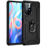 Mobigear Armor Ring Xiaomi Redmi Note 11 5G Hülle Hardcase Backcover Stoßfest mit Ringhalter - Schwarz