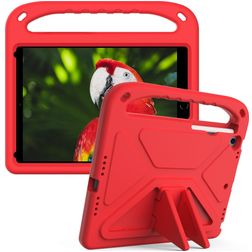Mobigear AeroArmor iPad 9 (2021) Tablet Hülle für Kinder mit Tragegriff + Stifthalter - Rot
