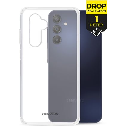 Mobilize Naked Protection Durchsichtig Samsung Galaxy A15 Hülle Hardcase Backcover Stoßfest - Transparent