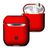 Mobigear Frosted Apple AirPods 2 Hardcase Hülle - Rot