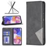 Mobigear Rhombus Slim Samsung Galaxy A23 Hülle Klapphülle - Schwarz