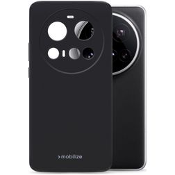 Mobilize Rubber Gelly Xiaomi 15 Ultra Hülle Flexibles TPU Backcover - Schwarz