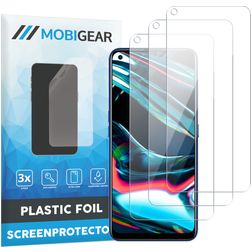 Mobigear Realme 7 Pro Displayschutz Schutzfolie - Hüllenfreundlich (3er Pack)