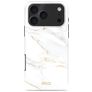MIO iPhone 17 Pro MagSafe Hülle Hardcase Backcover - White Marble