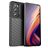 Mobigear Groove Motorola Edge 30 Pro Hülle Flexibles TPU Backcover - Schwarz
