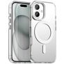 Mobigear Shockproof iPhone 18 MagSafe Hülle Hardcase Backcover - Weiß