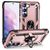 Mobigear Armor Ring Samsung Galaxy S23 Plus Hülle Hardcase Backcover Stoßfest mit Ringhalter - Roségold
