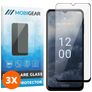 Mobigear Premium Nokia G60 5G Panzerglas Displayschutz - Hüllenfreundlich - Schwarz (3er Pack)