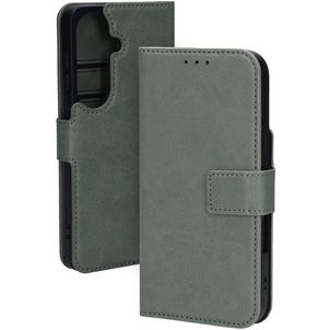 Mobiparts Classic Wallet Samsung Galaxy S26 MagSafe Hülle Klapphülle - Stone Green