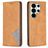 Mobigear Rhombus Slim Samsung Galaxy S26 Ultra Hülle Klapphülle - Gelb