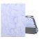 Mobigear Tri-Fold Marble iPad 9 (2021) Hülle Klapphülle + Stifthalter - Lila