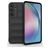 Mobigear Bumpy Samsung Galaxy A55 Hülle Flexibles TPU Backcover - Schwarz