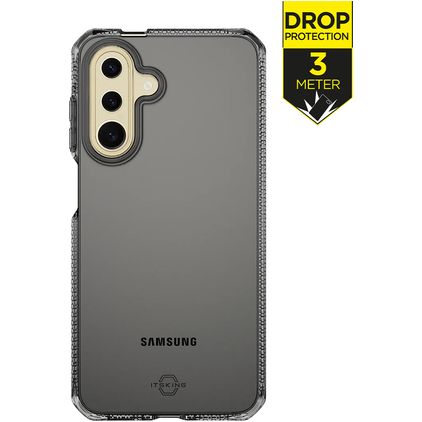 ITSKINS Level 2 SpectrumClear R Samsung Galaxy A36 Hülle Flexibles TPU Backcover Stoßfest - Schwarz