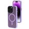 Mobiparts Hardcover iPhone 14 Pro MagSafe Hülle Hardcase Backcover - Satin Lila