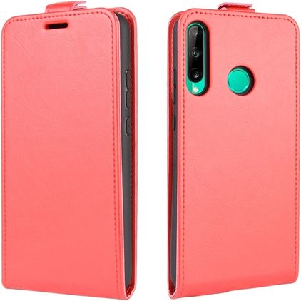 Mobigear Huawei P40 Lite E Hülle Flipcase - Rot