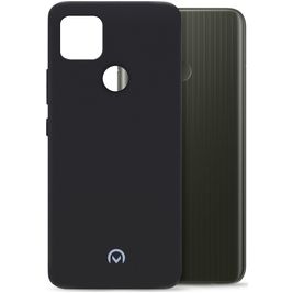 Mobilize Rubber Gelly Realme C25Y Hülle Flexibles TPU Backcover - Matt Black