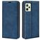 Mobigear Retro Slim Realme C35 Hülle Klapphülle Geldbörse - Blau