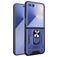 Mobigear Armor Ring Samsung Galaxy Z Flip 7 Hardcase Backcover Shockproof mit Ringhalter - Blau