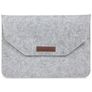 Mobigear Envelope Filz Laptop Sleeve (max 25 cm x 37 cm) Laptop Hülle - Grau