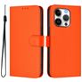 Mobigear Urban Wallet iPhone 16 Pro Hülle Klapphülle Geldbörse - Orange
