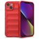 Mobigear Bumpy iPhone 14 Hülle Flexibles TPU Backcover - Rot