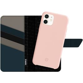Valenta Snap Luxe iPhone 11 Hülle Abnehmbare 2in1 Klapphülle Geldbörse - Schwarz / Pink