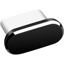 Mobigear Essentials Aluminium Anti-Staub-Stopfen - USB-C - Schwarz (2er Pack)